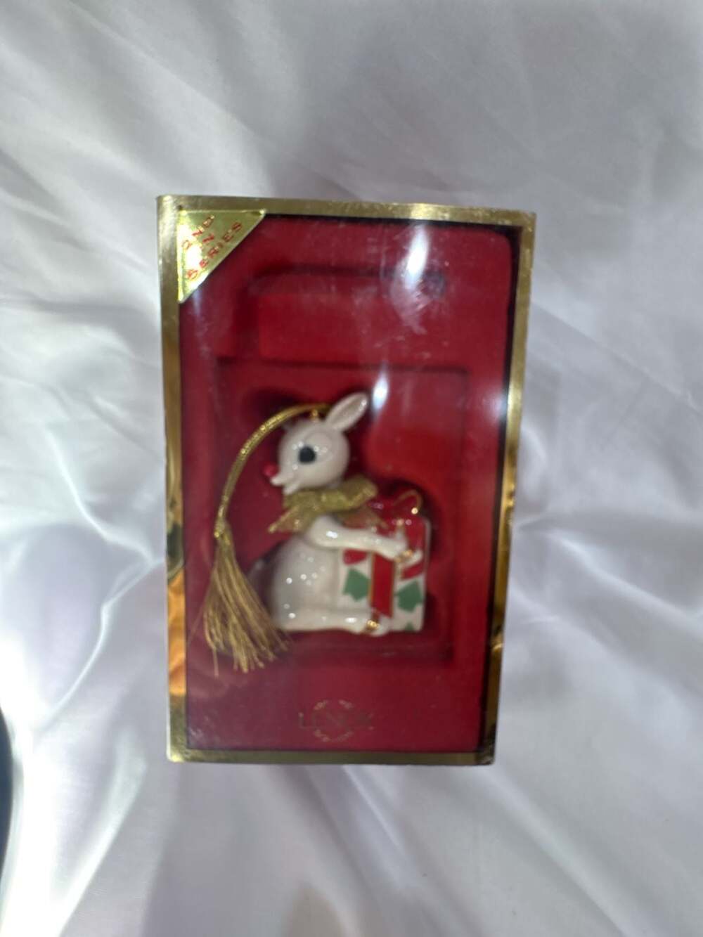 Lenox Rudolph the Red-Nosed Reindeer Ornament, 2nd in Series New in Box
